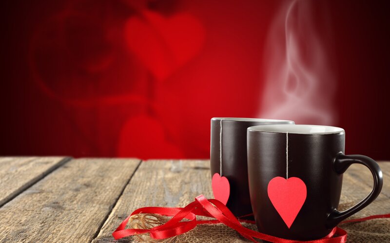 Two Mugs on Wood