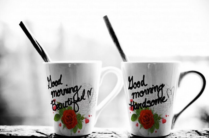 Two Mugs with Roses