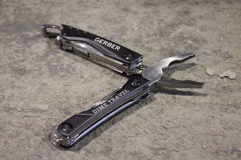 Two Multitool Knives — Gray