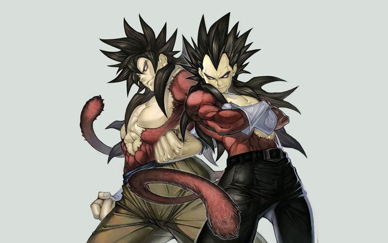 Two Muscular Warriors — Black