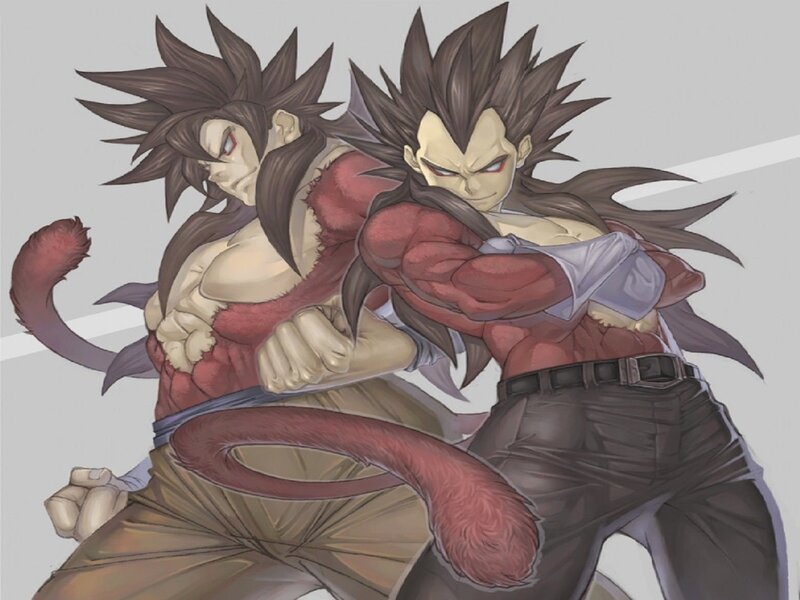 Two Muscular Warriors