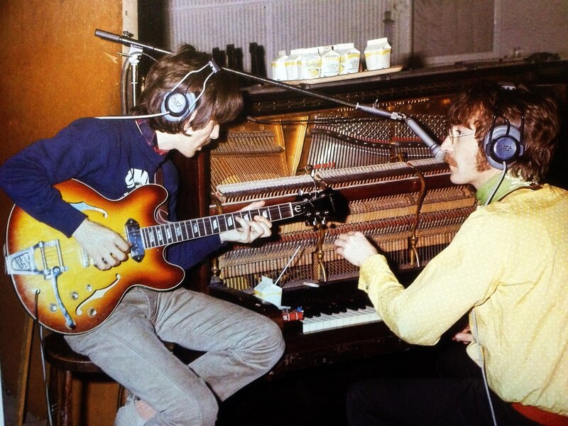 Two Musicians in Studio