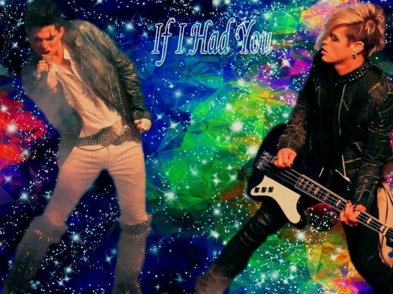 Two Musicians on Stage — Blue, Energetic