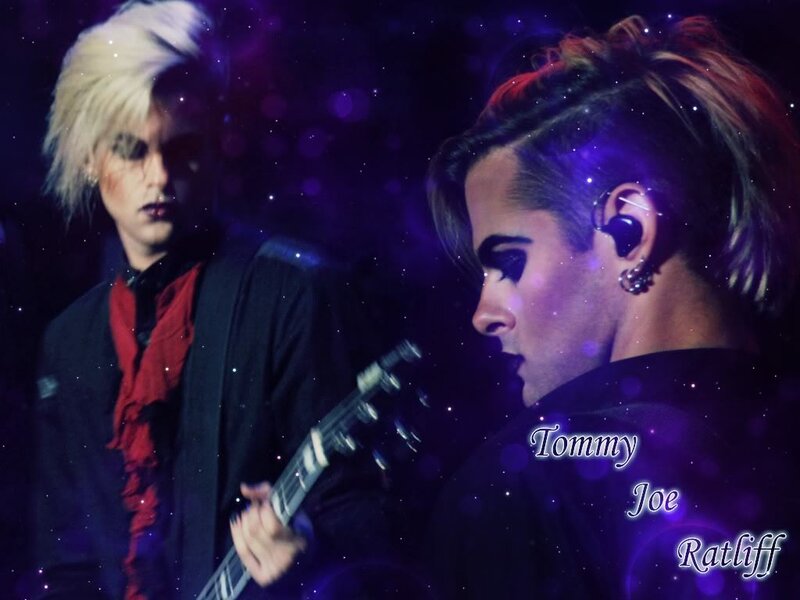 Two Musicians on Stage — Purple, Dramatic