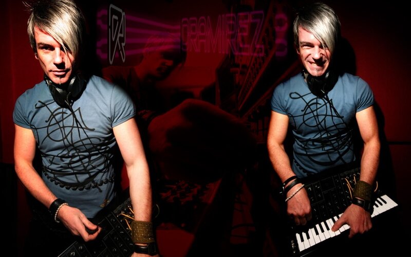 Two musicians with keyboards