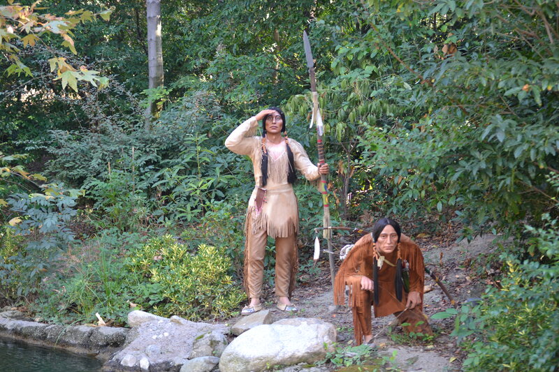 Two Native American Figures