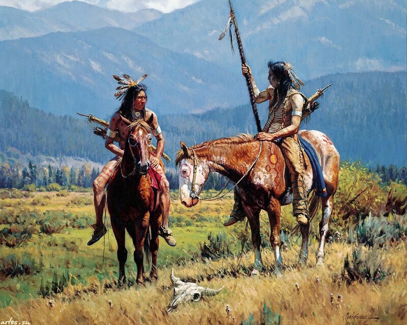 Two Native American Riders