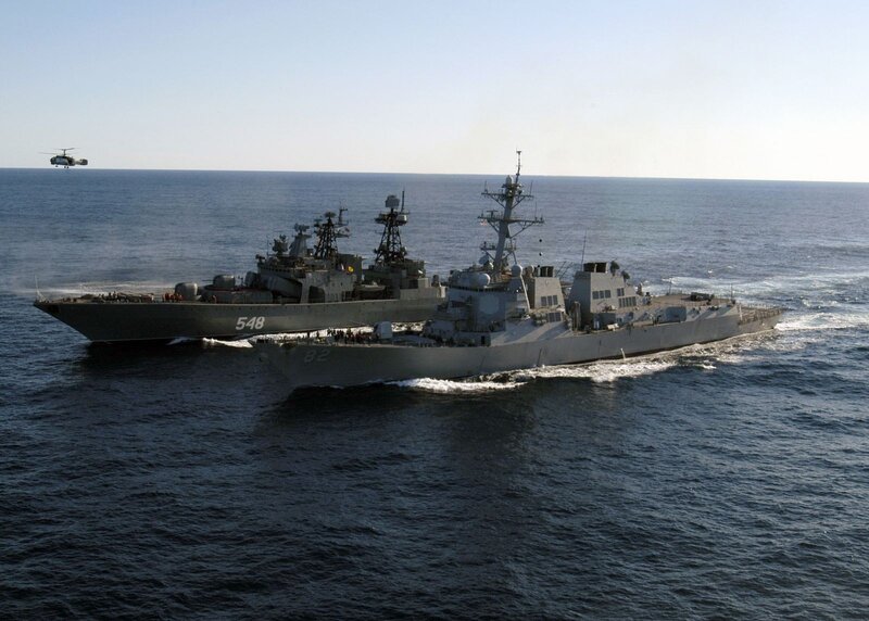 Two Naval Warships