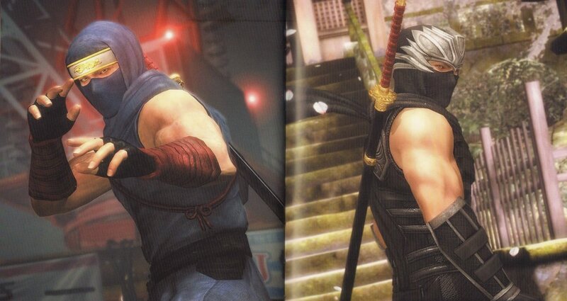 Two Ninja Characters — Blue, Dramatic