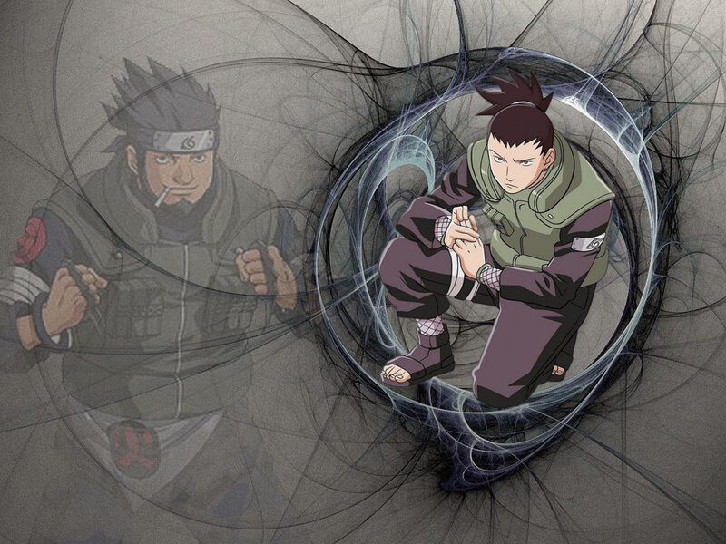 Two Ninja Characters — Gray, Dramatic