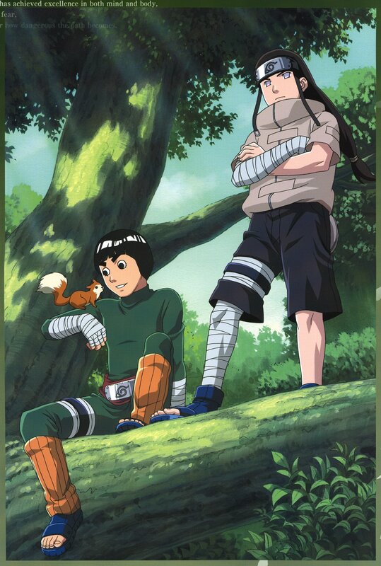 Two Ninja Characters — Green, Calm