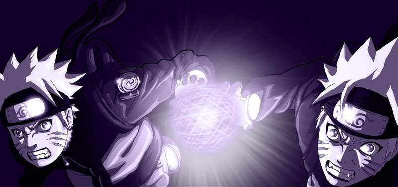 Two Ninja Characters — Purple