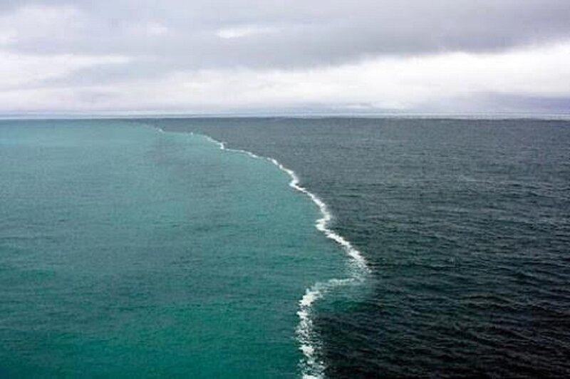 Two Ocean Waters Meeting