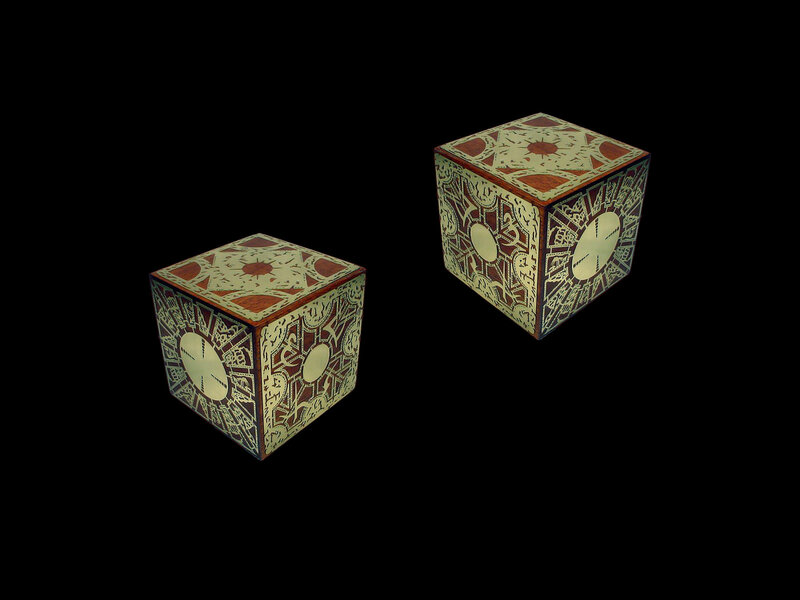Two Ornate Cubes