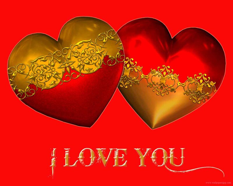 Two Ornate Hearts