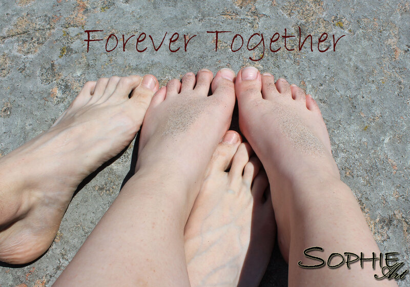 Two Pairs of Feet