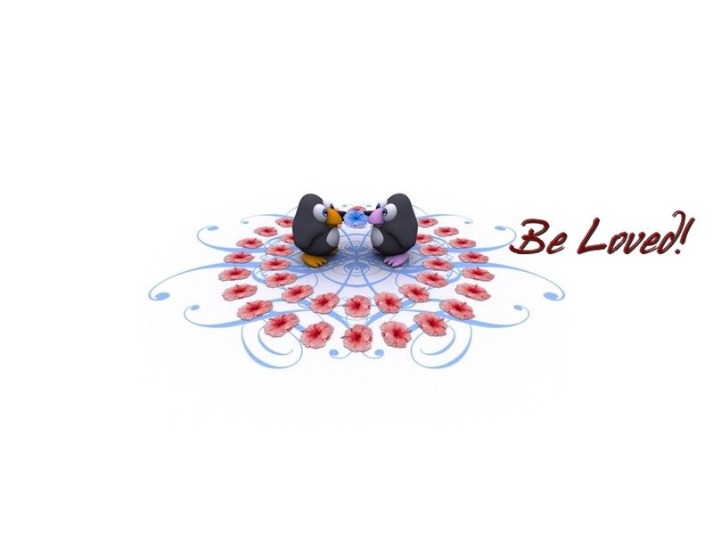Two Penguins on Mandala