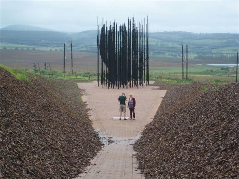 Two People at Monument