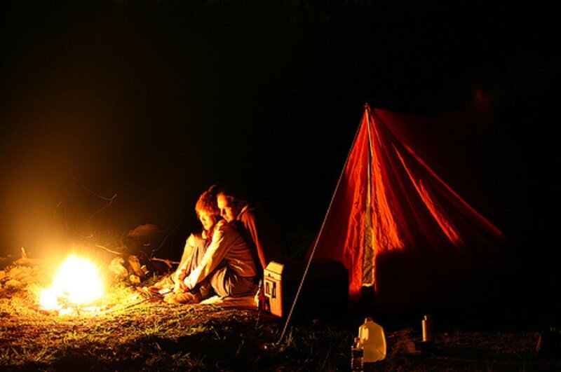 Two People Camping