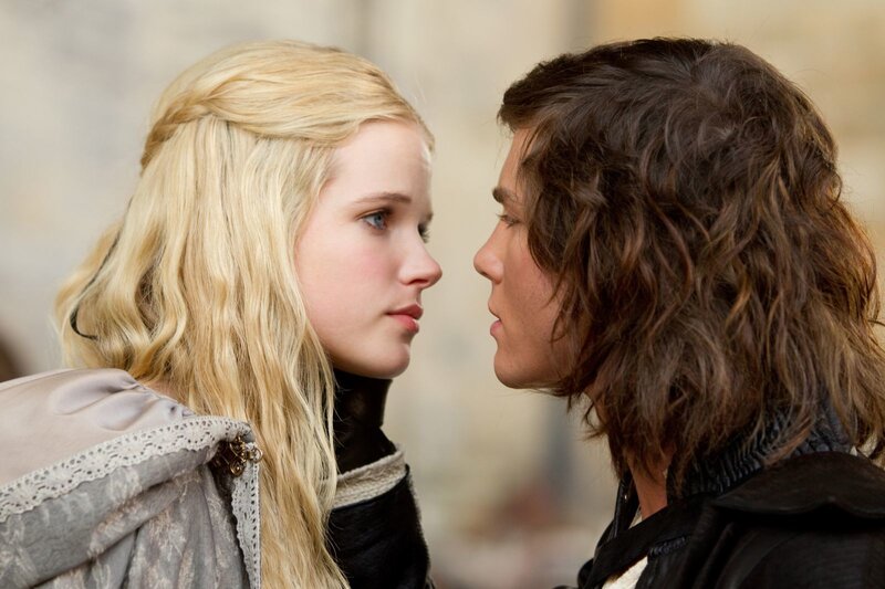 Two People Facing Each Other — Blonde