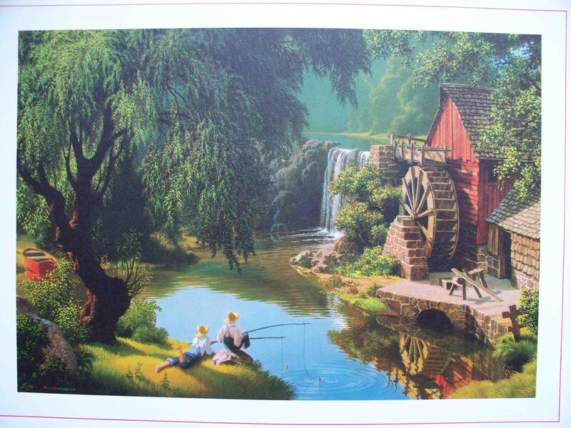 Two People Fishing