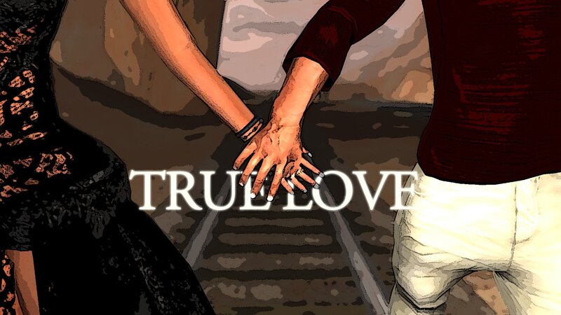 Two People Holding Hands — Brown, Dramatic