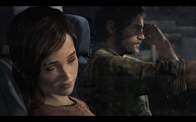 Two People in a Car — Brown