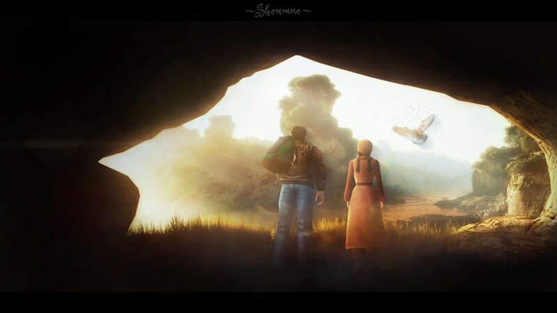 Two People in a Cave — Brown