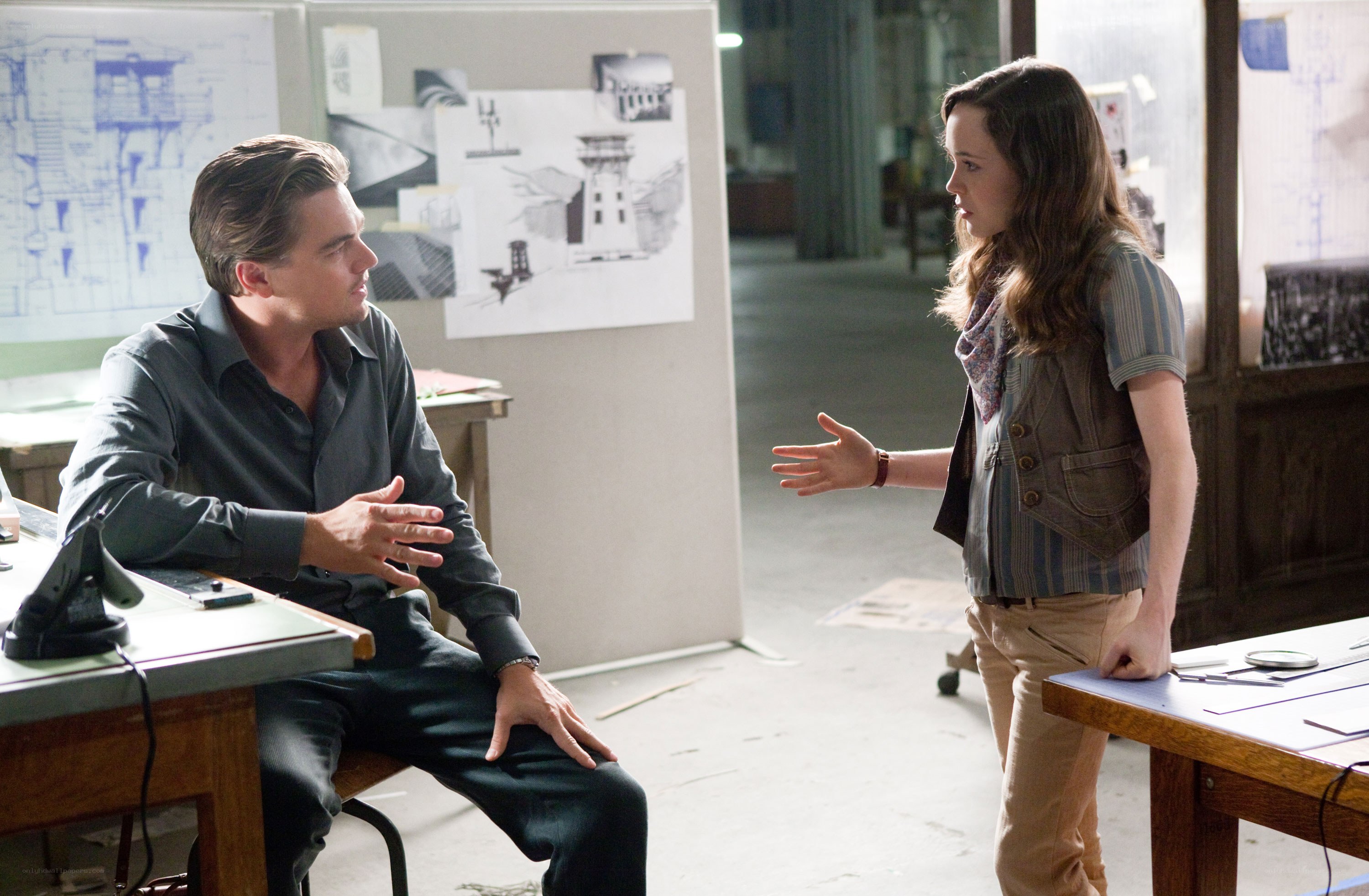 Two people in a design studio