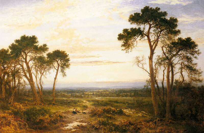 Two People in a Landscape
