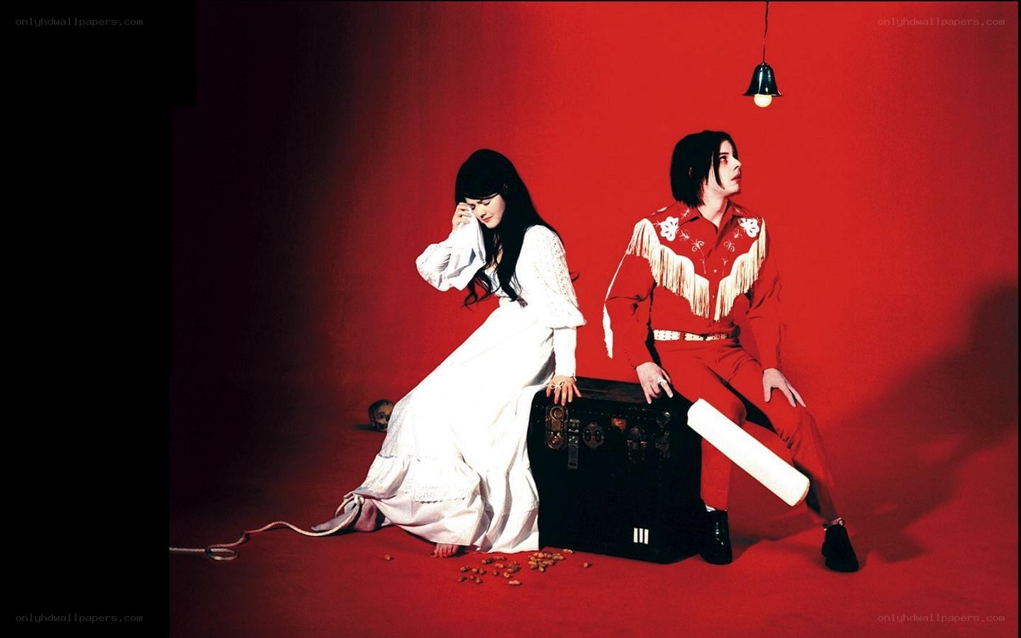 Two people in a red room