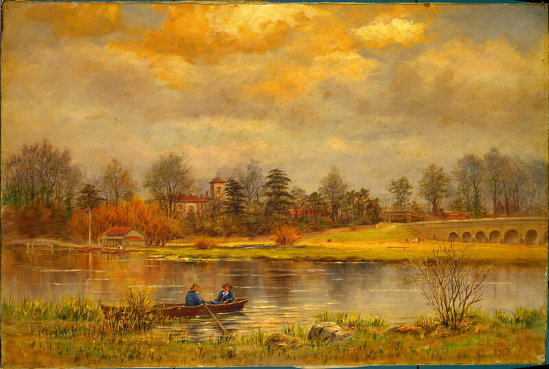 Two People in a Rowboat