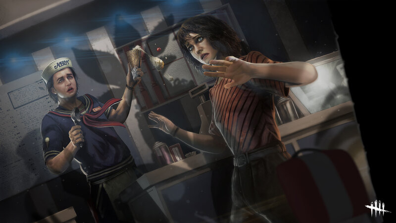 Two People in a Shop