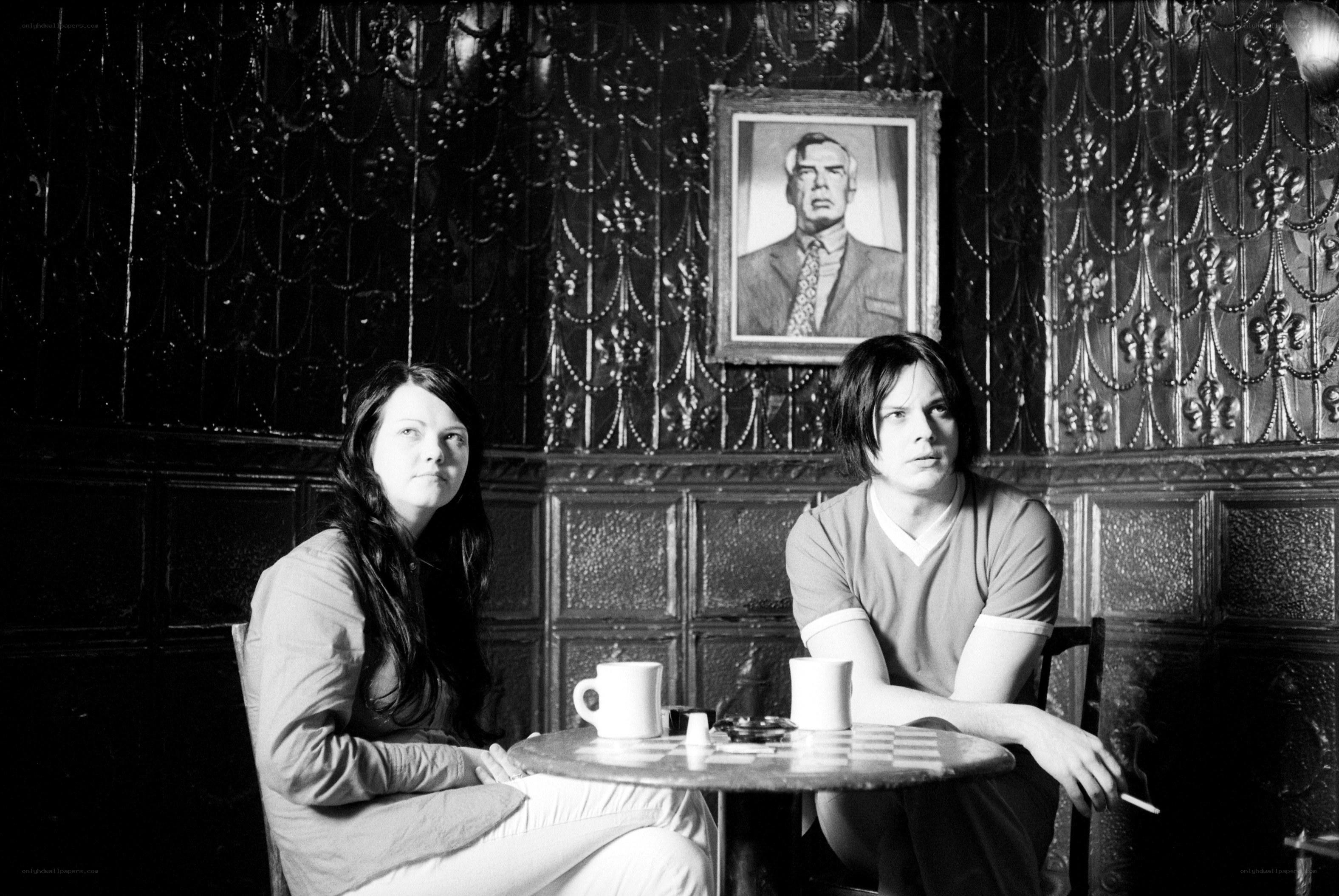 two people in a vintage cafe