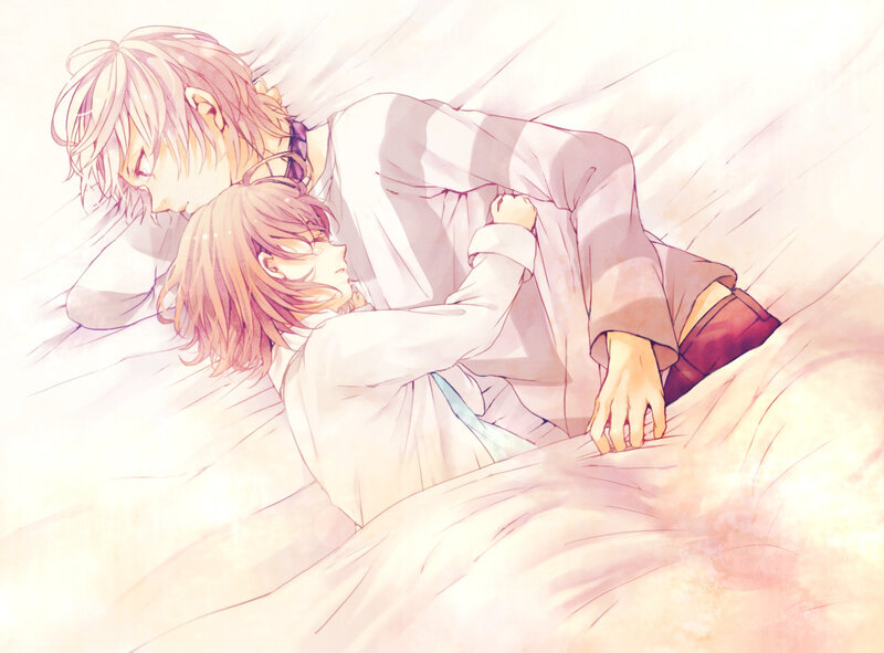 Two People in Bed — White