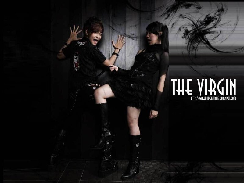 Two People in Black Clothing — Dramatic