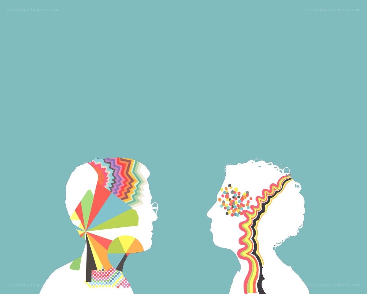 two people in conversation