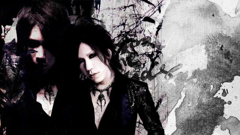 Two People in Dark Clothing — Black, Dramatic, Photograph
