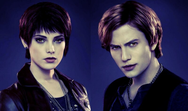 Two People in Dark Clothing — Blue, Dramatic