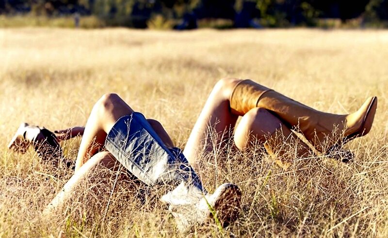 Two People in Field