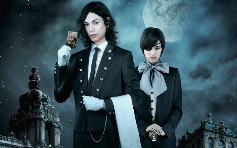 Two People in Formal Wear — Black