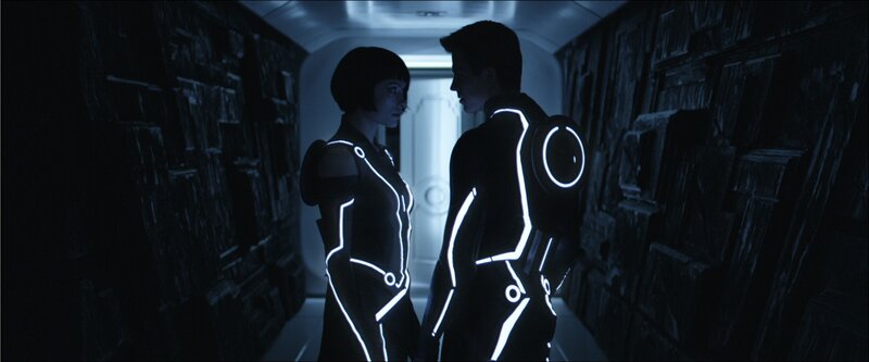 Two People in Light Suits