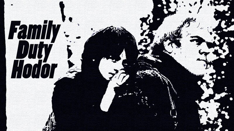 Two People in Silhouette — Black, Dramatic