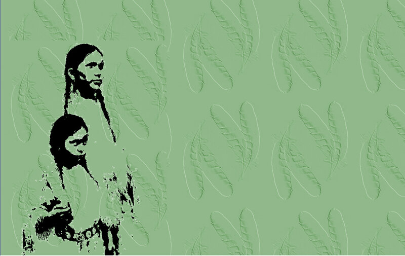Two People in Silhouette