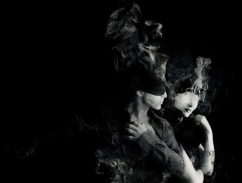 Two People in Smoke