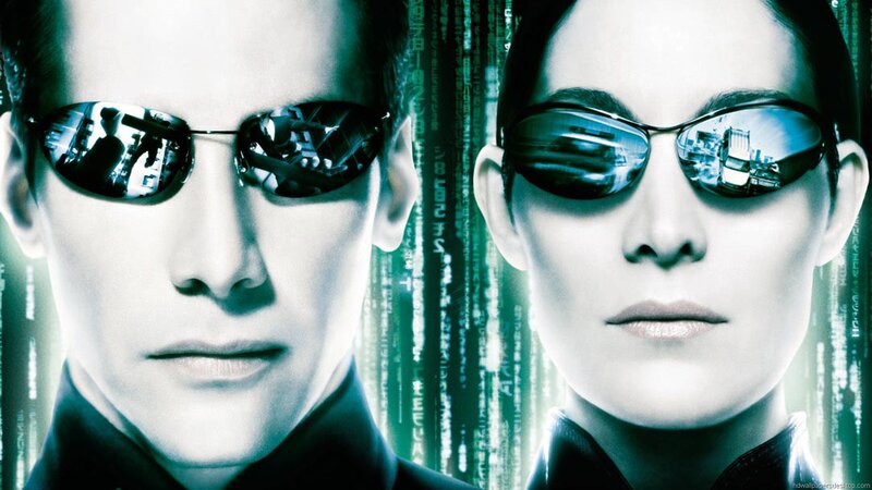 Two People in Sunglasses — Green