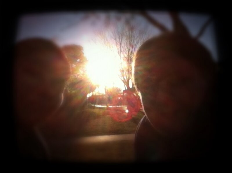 Two People in Sunlight