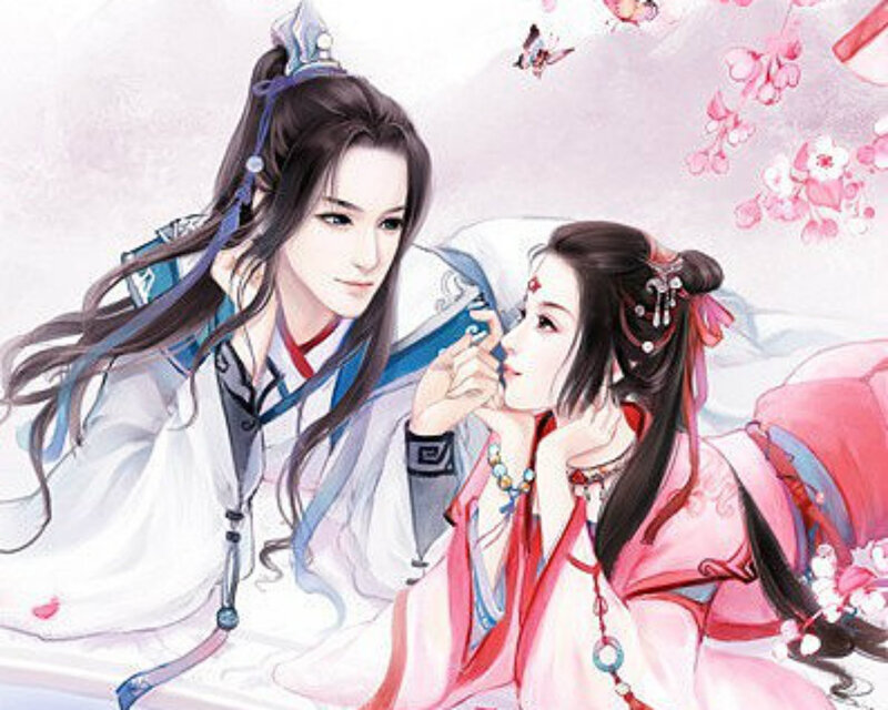 Two People in Traditional Clothing — Pink