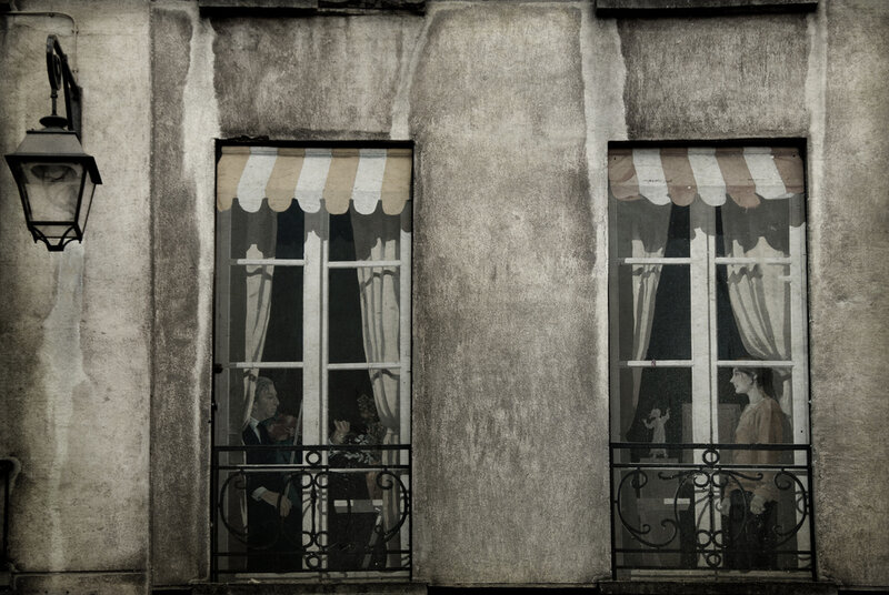 Two People in Windows