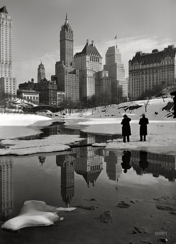 Two People in Winter Park